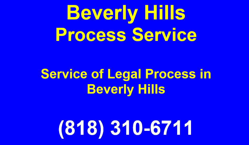 Beverly Hills process server